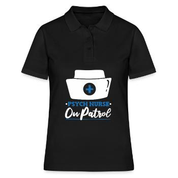 Infirmier - Polo Femme - noir - Devant - Ailine (174cm)