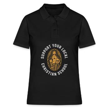 Teacher of Religion Religious Education - Women's Polo Shirt - black - Front - Ailine (174cm)