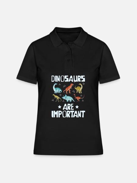 Dinosaure - Polo Femme - noir
