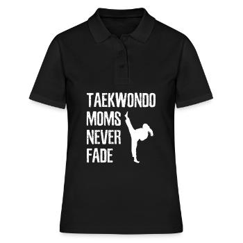 Taekwondo Mère Taekwondo Mama - Polo Femme - noir - Devant - Ailine (174cm)