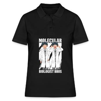 Biologiste Biologiste moléculaire - Polo Femme - noir - Devant - Ailine (174cm)