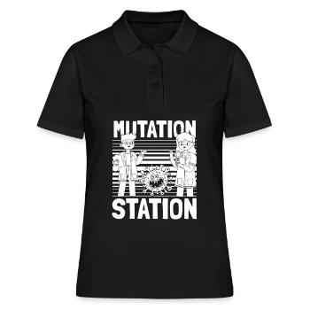 Biologie Biologe Zellmutation Molekularbiologe - Frauen Polo Shirt - Schwarz - Vorne - Ailine (174cm)