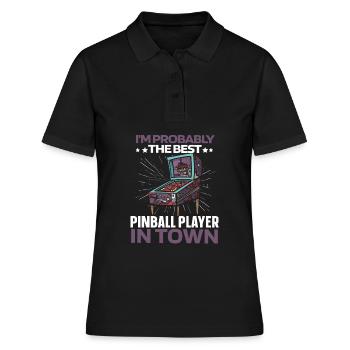 Pinball Arcade Machine - Polo Femme - noir - Devant - Ailine (174cm)