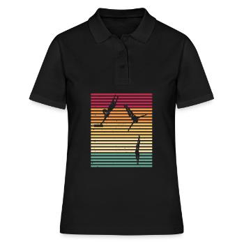 Plongeurs plongeurs - Polo Femme - noir - Devant - Ailine (174cm)