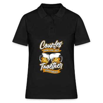 Craft Beer Craft Beer Pair - Women's Polo Shirt - black - Front - Ailine (174cm)