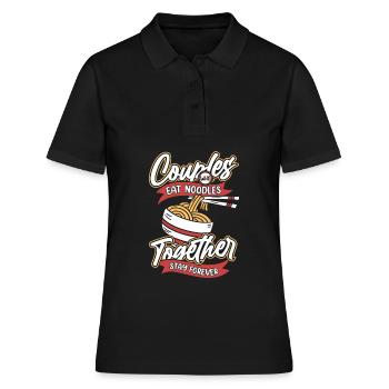 Couple de nouilles - Polo Femme - noir - Devant - Ailine (174cm)