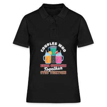 Paire de smoothies - Polo Femme - noir - Devant - Ailine (174cm)
