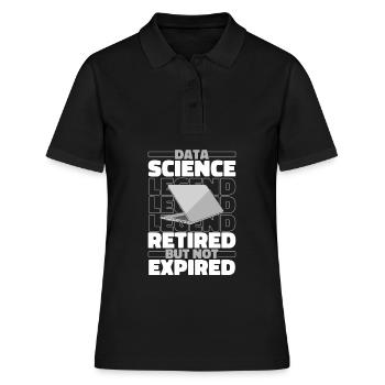 Data Science Data Analyst Im Ruhestand - Frauen Polo Shirt - Schwarz - Vorne - Ailine (174cm)