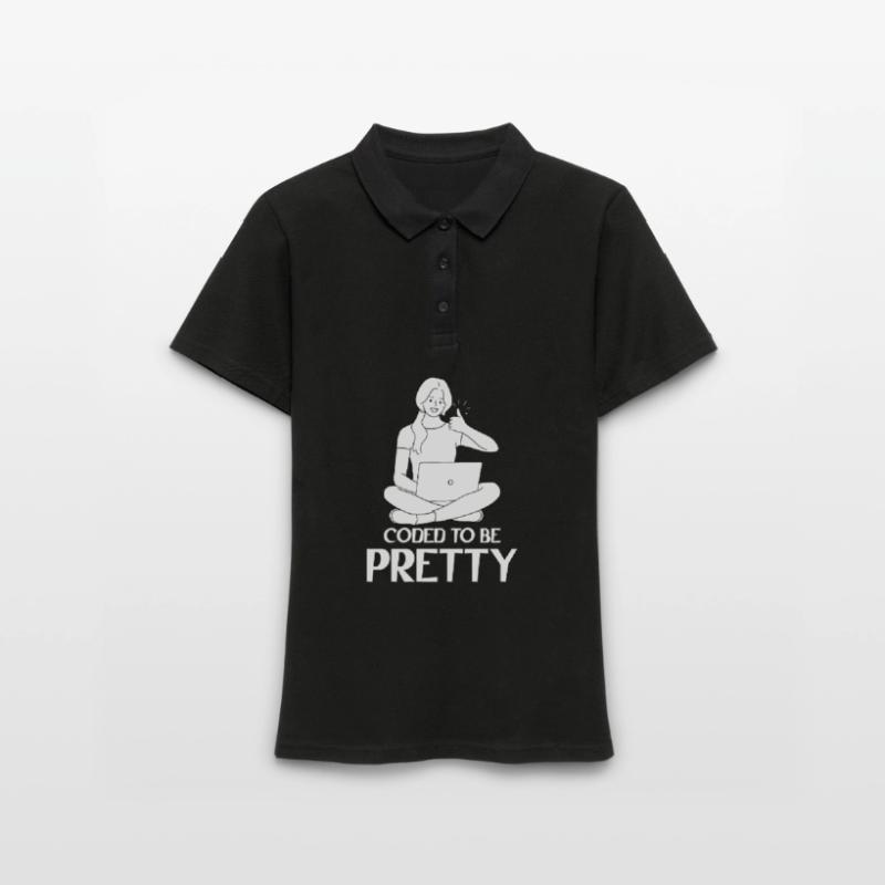 Developer Coder Programmer Woman Women's Polo Shirt