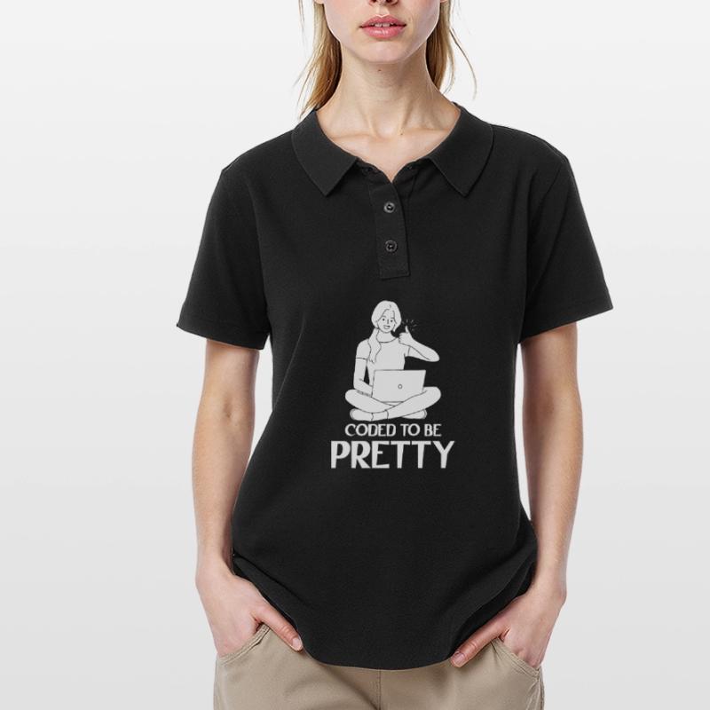 Developer Coder Programmer Woman Women's Polo Shirt