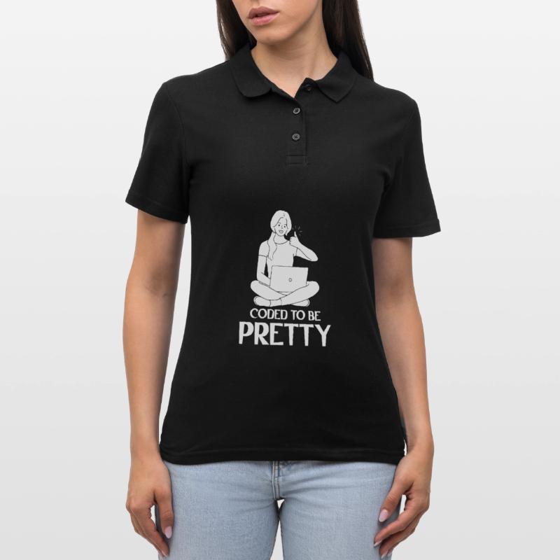 Developer Coder Programmer Woman Women's Polo Shirt