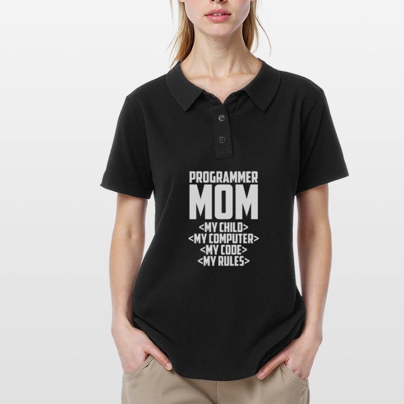 Developer Coder Programmer Mama Women's Polo Shirt