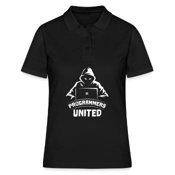 Developer Coder Programmer - Women's Polo Shirt - black - Front - Ailine (174cm)