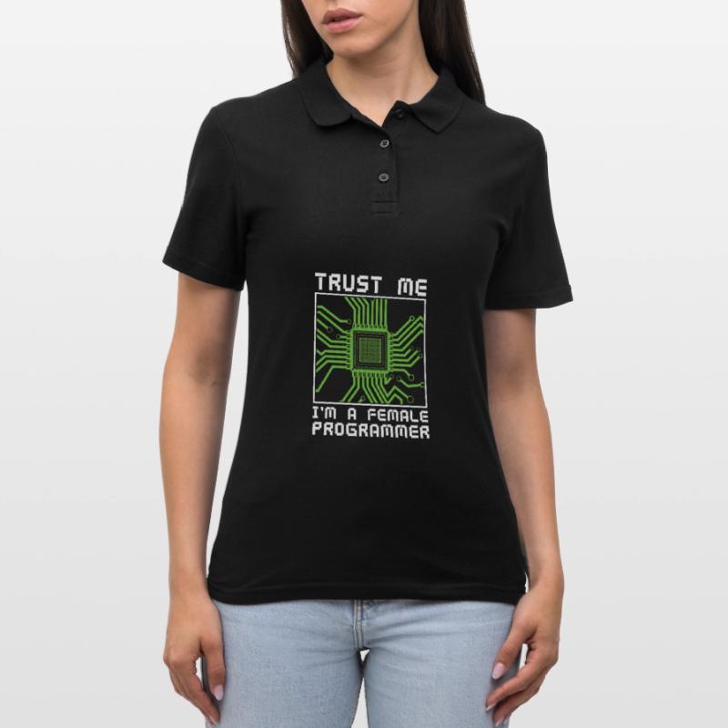Developer Coder Programmer Microchip Women's Polo Shirt