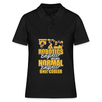 Robotique Ai Robot - Polo Femme - noir - Devant - Ailine (174cm)