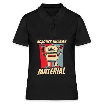 Robotique Ai Robot - Polo Femme - noir - Devant - Ailine (174cm)