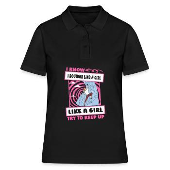 Bloc Bloc Filles - Polo Femme - noir - Devant - Ailine (174cm)