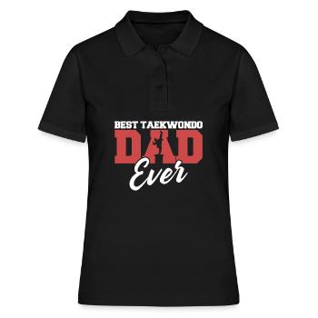 Taekwondo Père Taekwondo - Polo Femme - noir - Devant - Ailine (174cm)