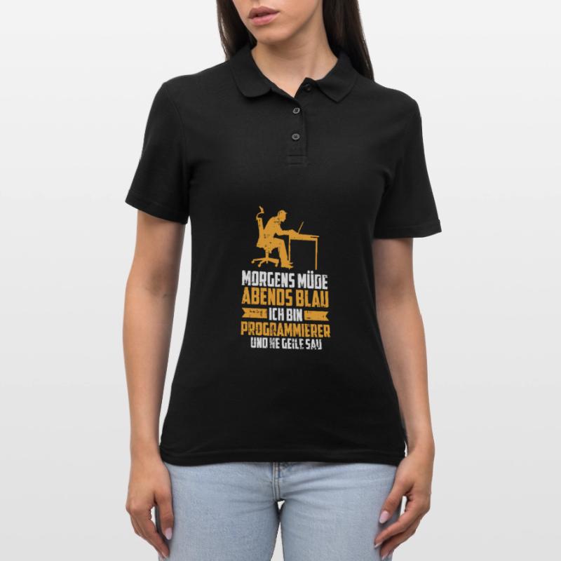 Entwickler Coder Programmierer Frauen Polo Shirt