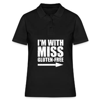 Sans gluten - Polo Femme - noir - Devant - Ailine (174cm)