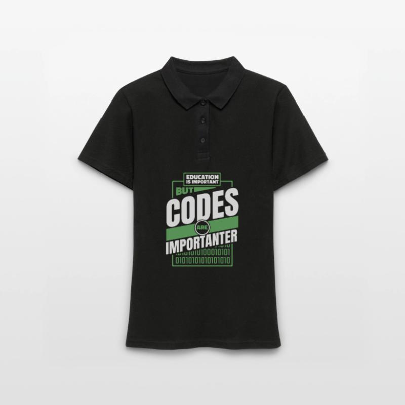 Entwickler Coder Programmierer Lustig Frauen Polo Shirt