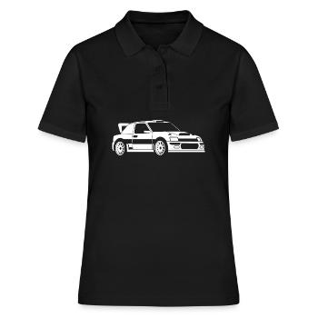 Rallye-Fahrzeug - Frauen Polo Shirt - Schwarz - Vorne - Ailine (174cm)