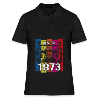 Best Of 1973 Stereo Radio Kassettenspieler - Frauen Polo Shirt - Schwarz - Vorne - Ailine (174cm)