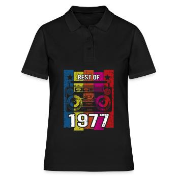 Meilleur de 1977 Lecteur de cassette radio stéréo - Polo Femme - noir - Devant - Ailine (174cm)