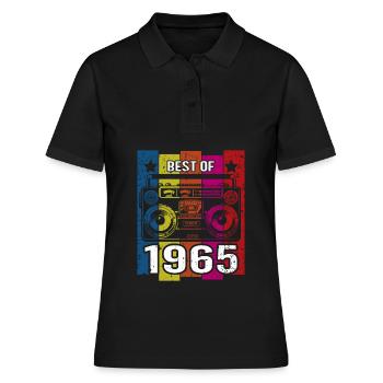 Best Of 1965 Stereo Radio Kassettenspieler - Frauen Polo Shirt - Schwarz - Vorne - Ailine (174cm)