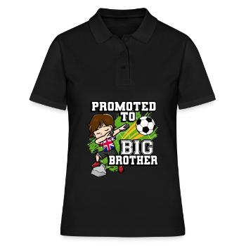 Promu au big brother soccer player United - Polo Femme - noir - Devant - Ailine (174cm)