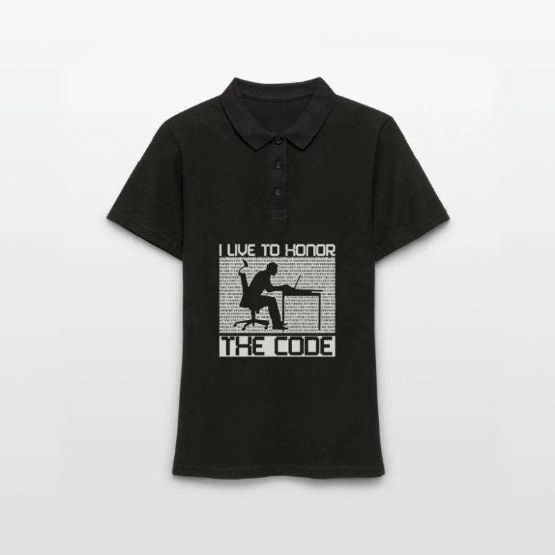 Programmierer Coder Software Entwickler Frauen Polo Shirt