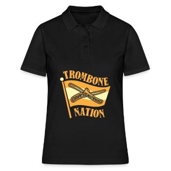 Trombone - Polo Femme - noir - Devant - Ailine (174cm)