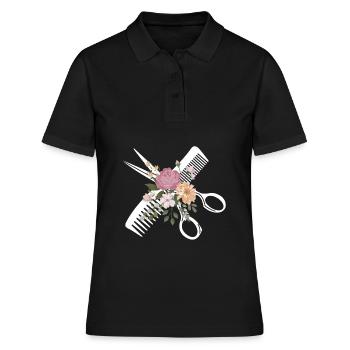 Coiffeur Coiffeur Coiffure Coiffure Coiffure Coiffure - Polo Femme - noir - Devant - Ailine (174cm)