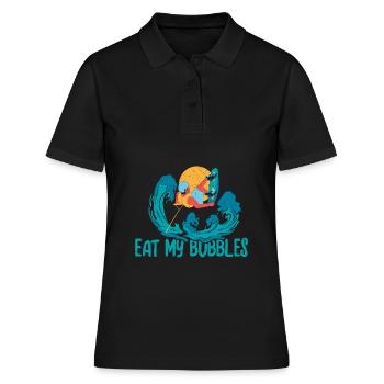 Wakeboarden Wakeboarding Wakeboard - Frauen Polo Shirt - Schwarz - Vorne - Ailine (174cm)