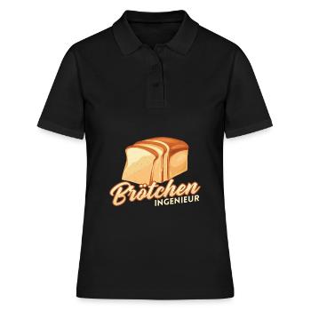 Bäcker Backen Konditor - Frauen Polo Shirt - Schwarz - Vorne - Ailine (174cm)