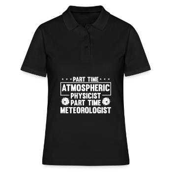 Physik Physiker - Frauen Polo Shirt - Schwarz - Vorne - Ailine (174cm)