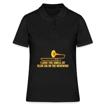 Trombone - Women's Polo Shirt - black - Front - Ailine (174cm)