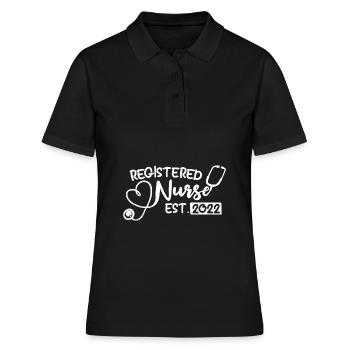 Infirmier - Polo Femme - noir - Devant - Ailine (174cm)