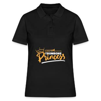 Trombone - Women's Polo Shirt - black - Front - Ailine (174cm)