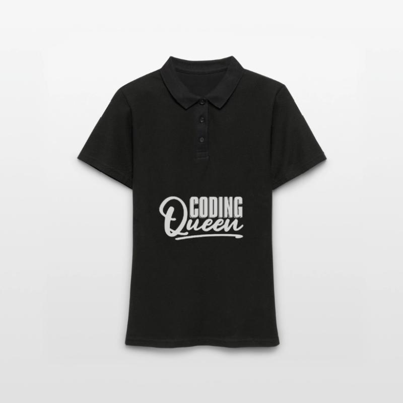 Programmierer Coder Software Entwickler Frauen Polo Shirt