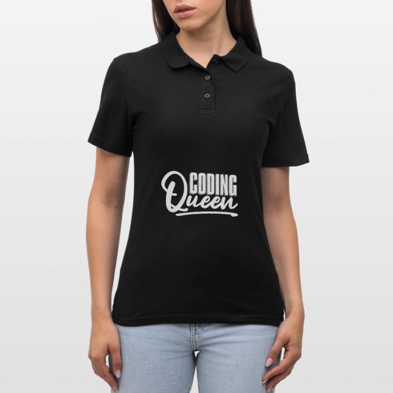 Programmierer Coder Software Entwickler Frauen Polo Shirt