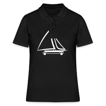 Sand yachting - Women's Polo Shirt - black - Front - Ailine (174cm)