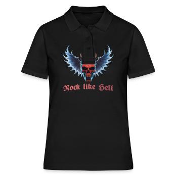 Wing Devil 2024 03 - Polo Femme - noir - Devant - Ailine (174cm)