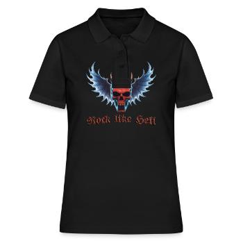 Wing Devil 2024 01 - Polo Femme - noir - Devant - Ailine (174cm)