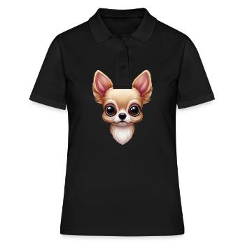 Majesté Chihuahua - Polo Femme - noir - Devant - Ailine (174cm)