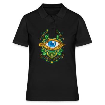 Œil d’Horus - Polo Femme - noir - Devant - Ailine (174cm)