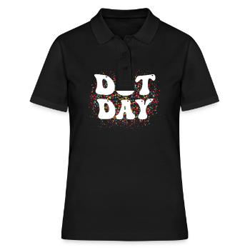 Alles Gute zum Internationalen Dot Day 2023 - Frauen Polo Shirt - Schwarz - Vorne - Ailine (174cm)