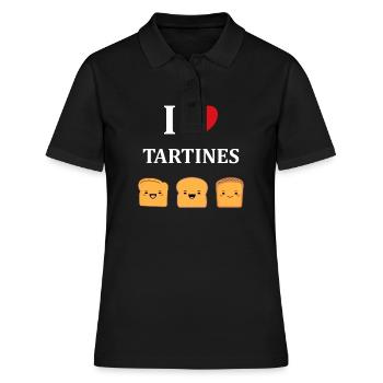 Tartine - Polo Femme - noir - Devant - Ailine (174cm)