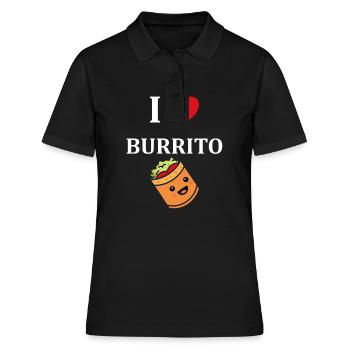 Amour Petit burrito - Polo Femme - noir - Devant - Ailine (174cm)