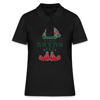 Der Bryan Elf Pyjama für lustige Weihnachtsfeiertage - Frauen Polo Shirt - Schwarz - Vorne - Ailine (174cm)